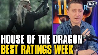 House Of The Dragon Has Its Best Ratings Week Ever [upl. by Ardnikat]