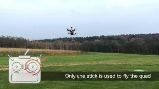 ArduPilot SingleStick Mode Racing Drone 20161016 [upl. by Yetnruoc592]