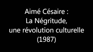 Aimé Césaire  la Négritude une révolution culturelle 1987 [upl. by Sutelc]