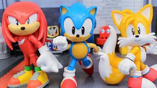 Jakks Pacific Sonic Heroes Collection 3 Pack Figure Review [upl. by Jerrilyn]