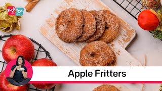 Crispy And Yummy Apple Fritters Recipe  How To Make The BEST Apple Fritters [upl. by Aleit296]