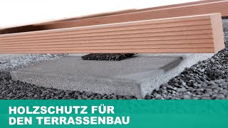 Auflagepads Holzschutz für den Terrassenbau  wolfcraft [upl. by Lia]