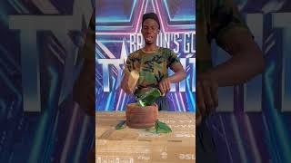 Omg 😱 He swallow bottle in agt 😳part1 agt youtubeshorts americasgottalent magic [upl. by Kerrie563]