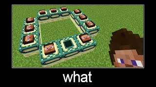 Minecraft wait what meme part 176 steve portal [upl. by Cadel932]