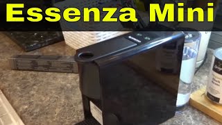 How To Use The Nespresso Essenza Mini Coffee MachineMake Espressos [upl. by Suiram111]