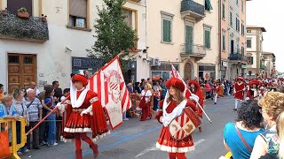 Palio di fucecchio 2024  Ep1  Sfilata Storica delle Contrade  Toscana [upl. by Riggall2]