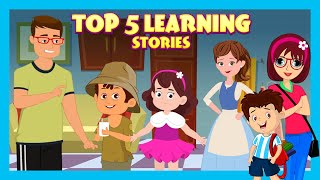 Top 5 Learning Stories for Kids  Bedtime Stories  Short English Stories  Tia amp Tofu [upl. by Huggins]