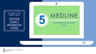 Medline 5  Combining Search Lines [upl. by Ulda505]