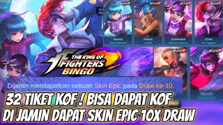 32 TIKET KOF 2024  AKHIR NYA KOF RILIS PANEN KOF DI JAMIN DAPAT SKIN EPIC  MOBILE LEGENDS [upl. by Artsa]