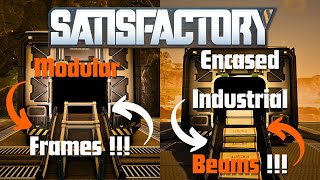 Satisfactory 10 EP 5 Encased Industrial Beam And Modular Frames Production [upl. by Airamanna]