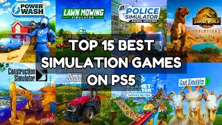 Top 15 Best Simulation Games On PS5  2023 [upl. by Illom]