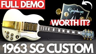 Epiphone 1963 SG CUSTOM Full Demo [upl. by Oly]