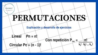 Permutaciones  Ejercicios resueltos [upl. by Haseena]