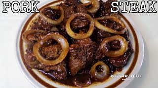 Pork Steak Recipe Pinoy Style [upl. by Baillie122]