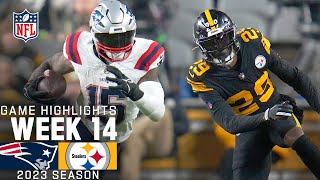 New England Patriots vs Pittsburgh Steelers  2023 Week 14 Game Highlights [upl. by Mohandis789]