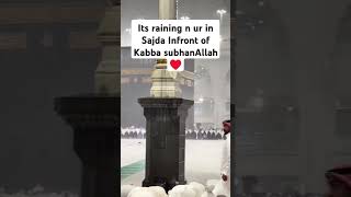 Doing Sajda Infront of Kabbah 😍 dailyshorts hajjdiaries subscribe rainyday rain subscribe [upl. by Danyette]