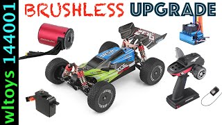 WLtoys 144001 Brushless Motor Upgrade Install [upl. by Perrins]