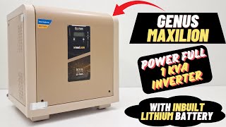 Best Lithium Ion Battery Inverter Review  Genus MaxiLion Full Review and Test  Best Inverter 2024 [upl. by Boothe376]