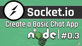 Nodejs Socketio Make a Basic Chat Application Native JS 03 [upl. by Odraleba]