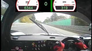 mercedes benz c11 lemans 2012 310kph qualifying blowout [upl. by Lay]