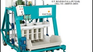 solid block making machine hydraulic type [upl. by Dira]