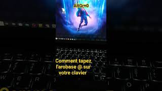 Comment tapez larobase  sur votre clavier [upl. by Yvaht788]