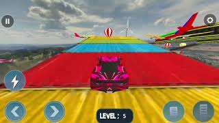 Car Games Mega Ramp Car Racing Stunt  Car Games Android Games Android Gameplay police sim 2022 [upl. by Yi]