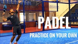 Padel Practice on your own [upl. by Nylacaj]