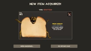 TF2  HOW TO CRAFT A BREAD GORLOCK [upl. by Yrffej355]