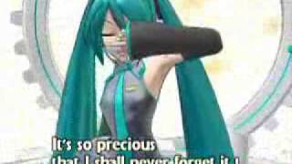 melody Miku Hatsune PV  English lyrics translation [upl. by Christianna]