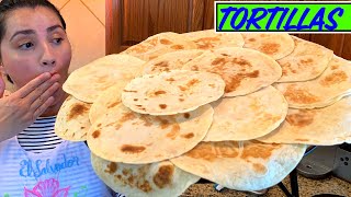 Como preparar tortillas de harina [upl. by Esilrahc]