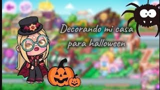 ADVERTENCIA para epilépticos😅decorando la casa de halloween 👍🤗 [upl. by Hendricks682]