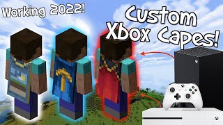 NEW How To Get 50 Custom Capes On Minecraft Xbox Working in 2022 WORKING ON SERVERS [upl. by Idalina]