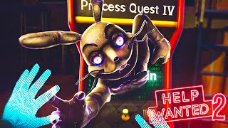 FNAF Help Wanted 2 ENDING GLITCHTRAP FOREVER Princess Quest 4 minigame [upl. by Lazar]