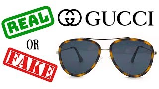 Gucci Sunglasses Real vs Fake  How to Check Original Gucci Sunglasses [upl. by Salomie]