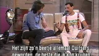 Freddie Mercury interview Erik de Zwart July1985 [upl. by Bianchi875]