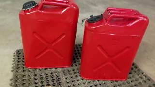 Old Gas Can Restoration Jerry Cans [upl. by Zap]