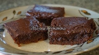 Chewy Homemade Brownies from scratch [upl. by Syhr]