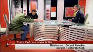 Un superbe malaise vagal de Fred Jannin au JT de la RTBF [upl. by Gaw451]