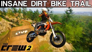 The Crew 2  INSANE DIRT BIKE TRAIL [upl. by Suehtomit]