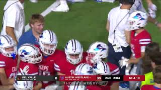 Highlights  Westlake vs Del Valle 2024 [upl. by Ayiak]