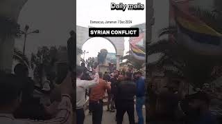 Rebels and protesters storm Damascus Syria capital [upl. by Freddie]