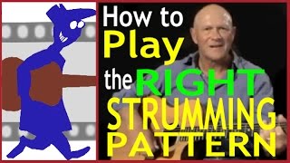 How to Play the Right Strumming Pattern [upl. by Eahcim517]