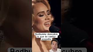 Badbunny descubre el acapella adele badbunny [upl. by Blum998]