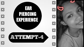 EAR PIERCING EXPERIENCE  TAMIL  TIPS TO HEAL IT  4th ATTEMPT 🤯😱 [upl. by Cathlene]