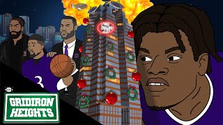 LeBron AD KD Crash NFL Christmas Party  Gridiron Heights  S8 E14 [upl. by Trent]