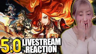 TIME FOR NATLAN 50 Livestream Reaction  Genshin Impact [upl. by Timothee718]