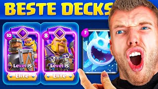 😱🤯TOP 5 BESTE DECKS im FEBRUAR UPDATE 2024  Clash Royale Deutsch [upl. by Norling149]