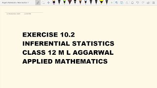 EX 102 Applied Math Class 12 ML Aggarwal [upl. by Iztim821]