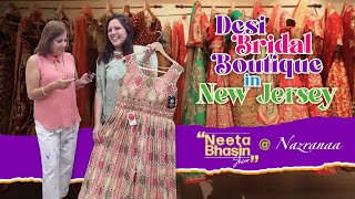 The biggest South Asian Boutique in America Nazranaa in NJ [upl. by Scarface]